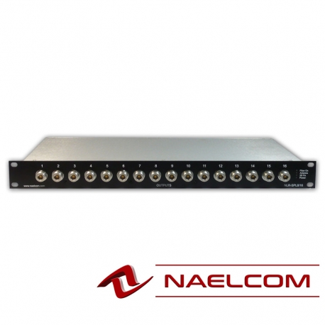NLR-SPL16 rack mount GNSS signal splitter