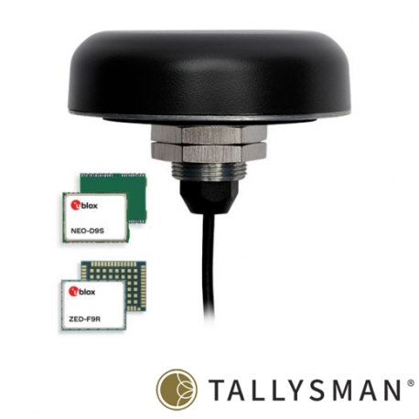 Tallymatics TW5390 Multi-Constellation (Dual Band + L-Band) + UDR Smart GNSS Antenna