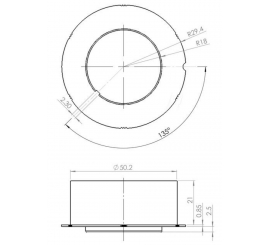 Calian HC990EXF Extended-Filter Embedded Full GNSS Helical Antenna with L-Band