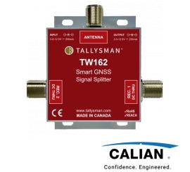 Calian TW162 1-to-2 Port Smart Power GNSS Signal Splitter