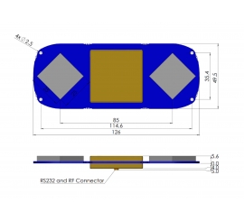 Calian CR7712EXF Anti-Jam Two Element Controlled Reception Pattern Antenna (CRPA)