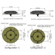 Calian ARM928XF GNSS Antenna Drawings