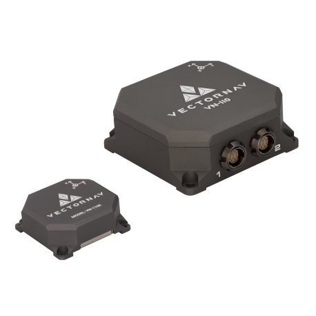 VectorNav VN-110 tactical-grade IMU/AHRS sensor, compact and rugged for precise orientation in harsh environments.