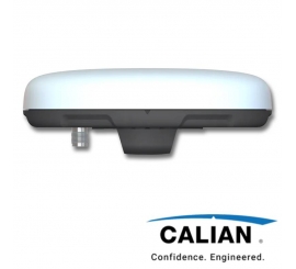 Calian AC4990PXF full-band GNSS antenna with rugged housing and quad-feed Accutenna® 4 technology for precision applications