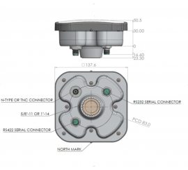 Calian CR8894PXF+ GNSS CRPA anti-jamming dual-band antenna IP69K rugged design