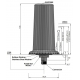 Calian AJ977XF+ anti-jam triple-band GNSS antenna Drawings